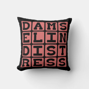 Damsel In Distress, In Need of Rescue Cushion