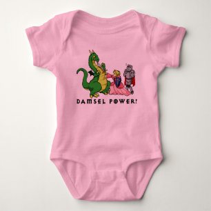 Damsel Power Baby Bodysuit