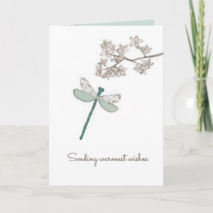 Damselfly Any Occasion Customizable Greeting Card