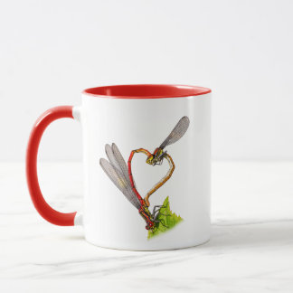Damselfly Heart Nature Art Girls' Hoodie Mug