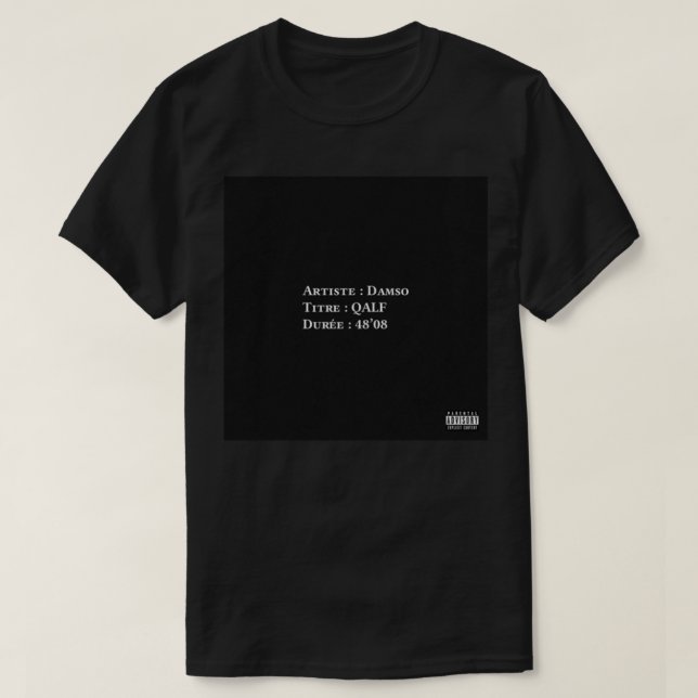 DAMSO QALF MERCH ALBUM Classic T-Shirt (Design Front)