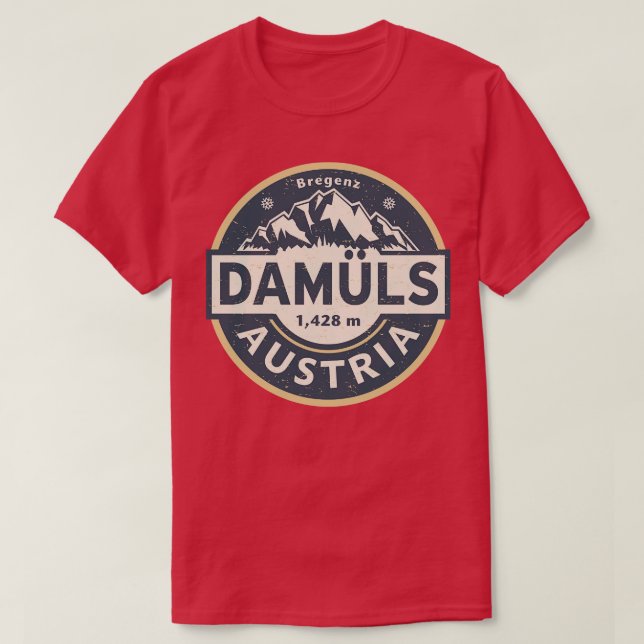 Damuls Austria T-Shirt (Design Front)