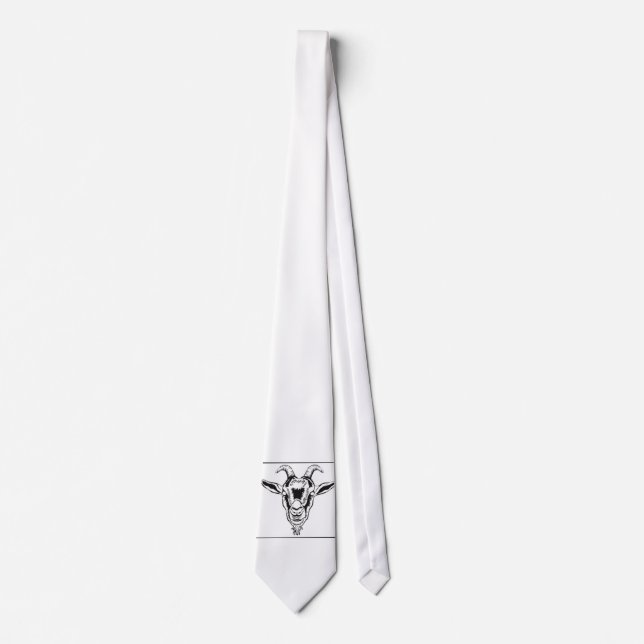Dan Bilzerian's Goat Zeus Tie (Front)
