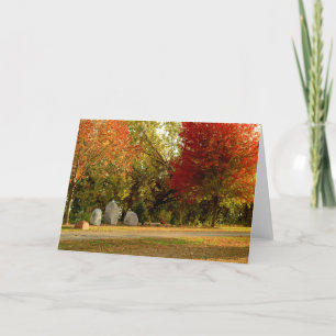 Dan Fogelberg Memorial in Fall Card