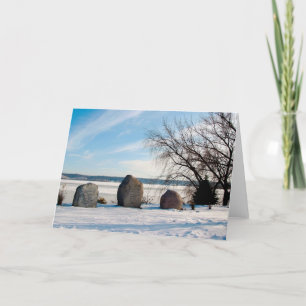 Dan Fogelberg Memorial in Winter Card