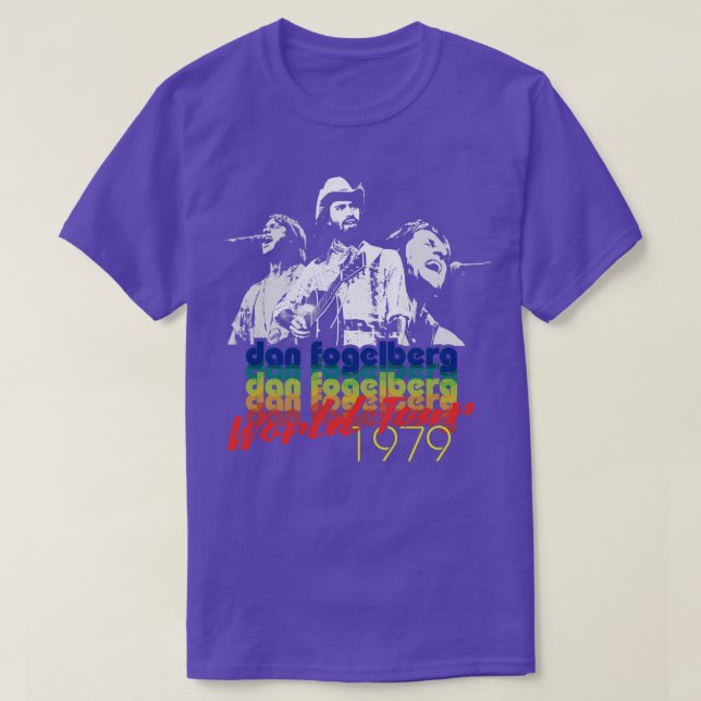 Dan Fogelberg World Tour 1979 T-Shirt (Design Front)