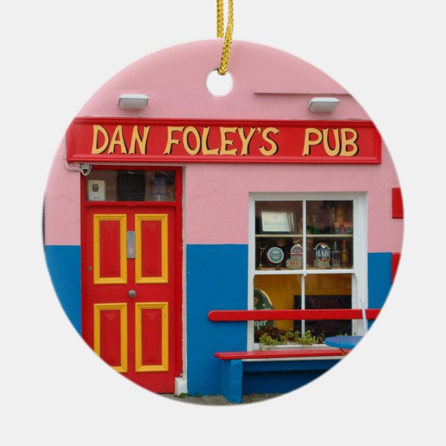 Dan Foley's Pub, Ireland Irish Ornament (Front)