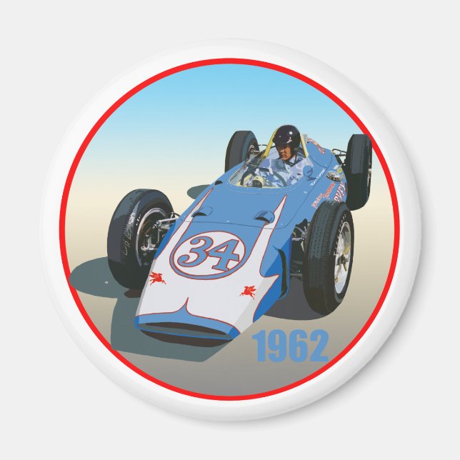 Dan Gurney 1962 Indy Magnet (Front)