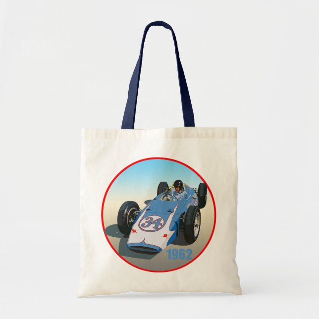Dan Gurney 1962 Indy Tote Bag (Front)