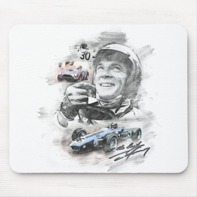 Dan Gurney Mouse Mat (Front)