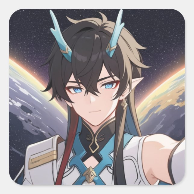 Dan Heng HSR Square Sticker (Front)