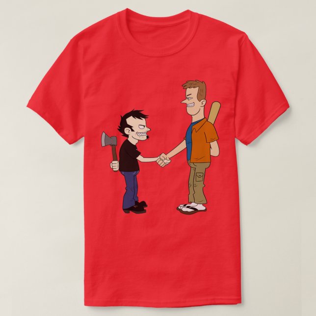 Dan vs Chris T-Shirt (Design Front)