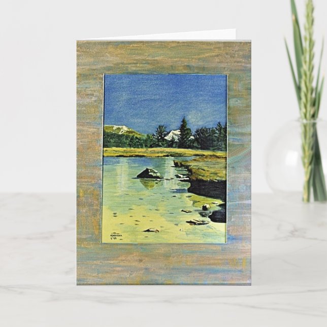 Dana Meadows, Yosemite National Park  Holiday Card (Front)