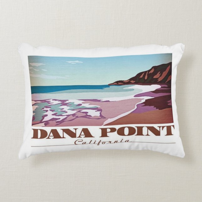 Dana Point Califorina Decorative Cushion (Front)