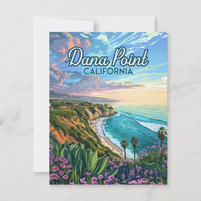 Dana Point California Beach Orange County Card (Front)