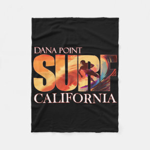 Dana Point California Beach Surfing For Men Women Fleece Blanket