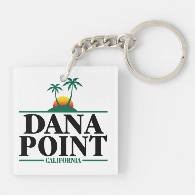 Dana Point California Key Ring (Back)