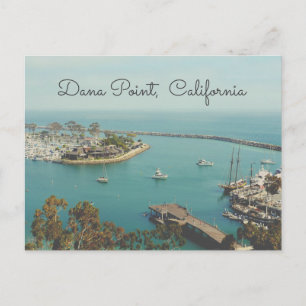 Dana Point California Retro Style Postcard