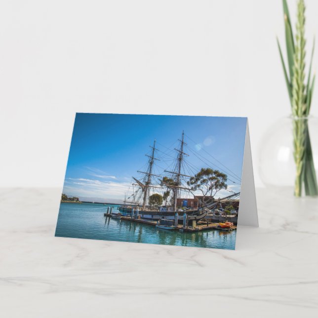 Dana Point Harbour Blank Greeting Card (Front)
