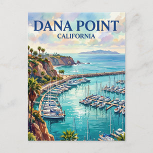 Dana Point Harbour California Postcard
