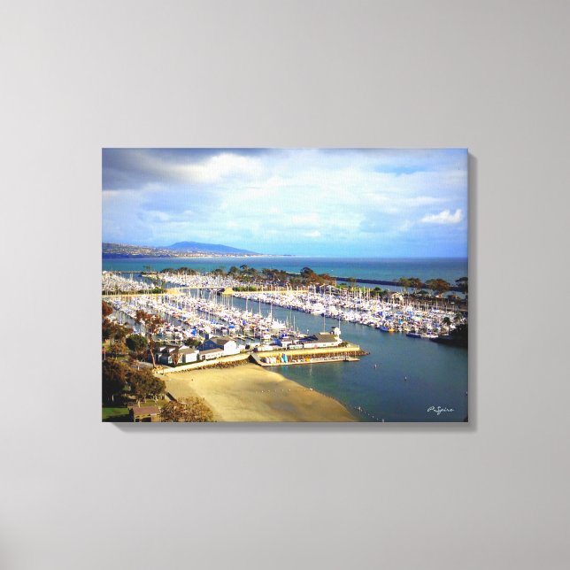 Dana Point Harbour Canvas Print (Front)