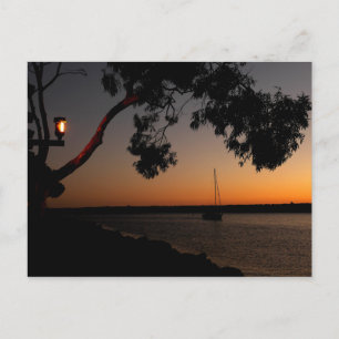 Dana Point Harbour Sunset Postcard