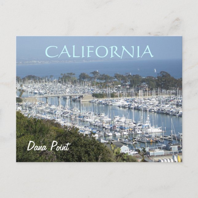 Dana Point marina postcard (Front)