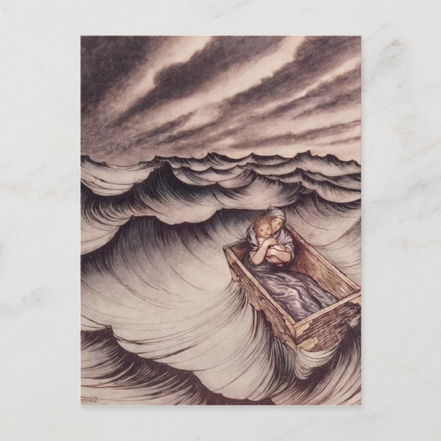 Danae and her son Perseus Postcard (Front)