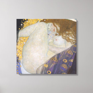 Danae by Gustav Klimt Canvas Print