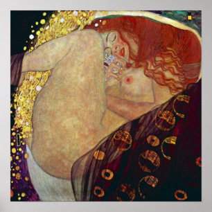 Danaë — Gustav Klimt (1907–08) Poster