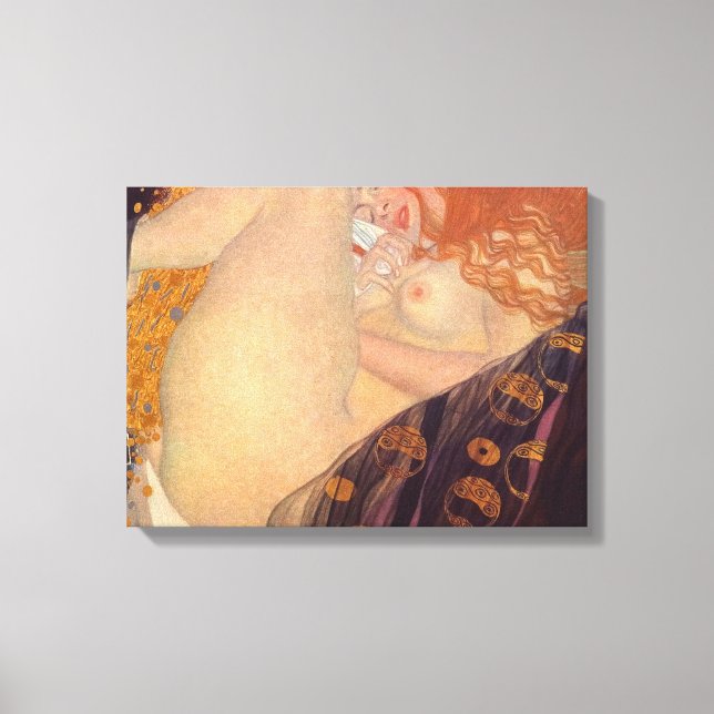 Danae Gustav Klimt Canvas Print (Front)