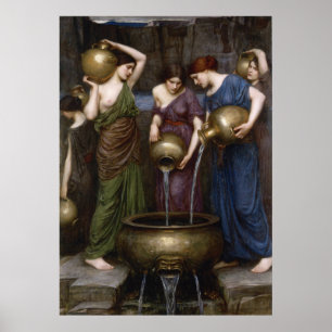 Danaides John William Waterhouse Poster