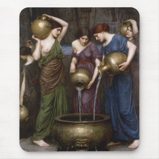 Danaides Waterhouse Art Mouse Mat (Front)