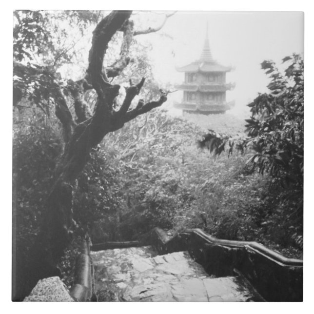 Danang Vietnam, Temple View Marble Mountain Tile (Front)