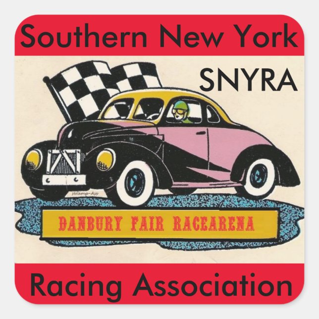 Danbury Fair Racearena SNYRA Sticker (Front)