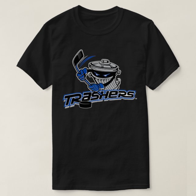 Danbury Trashers Ice Hockey Vintage UHL Shirt (Design Front)