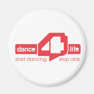 dance4life fridge magnet