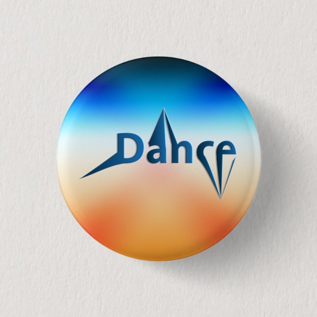 Dance 3 Cm Round Badge (Front)