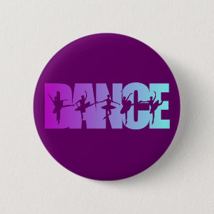 DANCE 6 CM ROUND BADGE