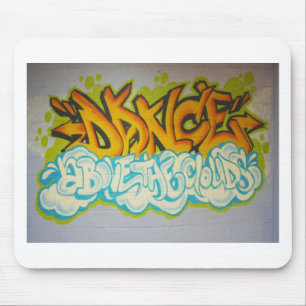 Dance above the Clouds Graffiti Mouse Mat