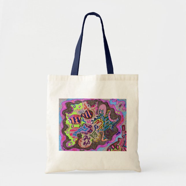 "Dance" Abstract - Customised Tote Bag (Front)