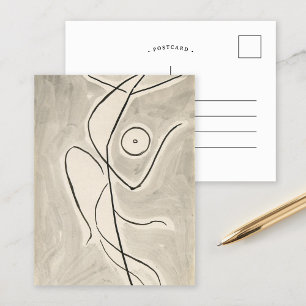 Dance Abstraction   Abraham Walkowitz Postcard