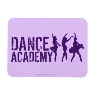 Dance Acadmey Dancer Silhouettes Logo Magnet