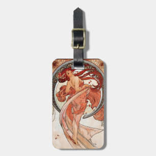 Dance , Alphonse Mucha Luggage Tag