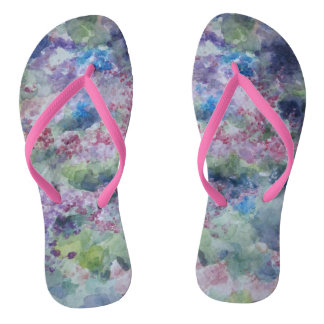 Dance Among the Flowers Flip Flops