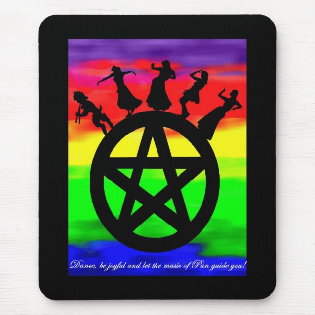 Dance and be joyful! mouse mat (Front)