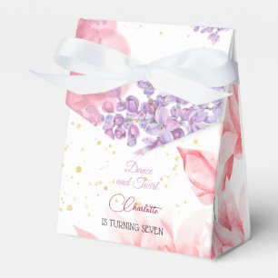 Dance and twirl ballerina birthday favour box