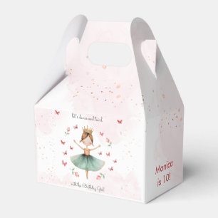 Dance and twirl cute ballerina ballet kid birthday favour box