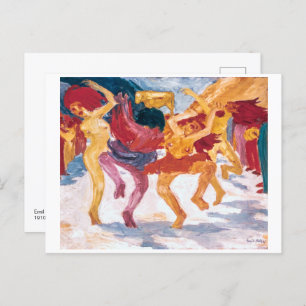 Dance Around the Golden Calf   Emil Nolde   Postcard