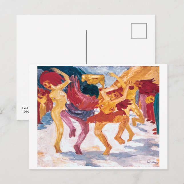 Dance Around the Golden Calf | Emil Nolde | Postcard (Front/Back)